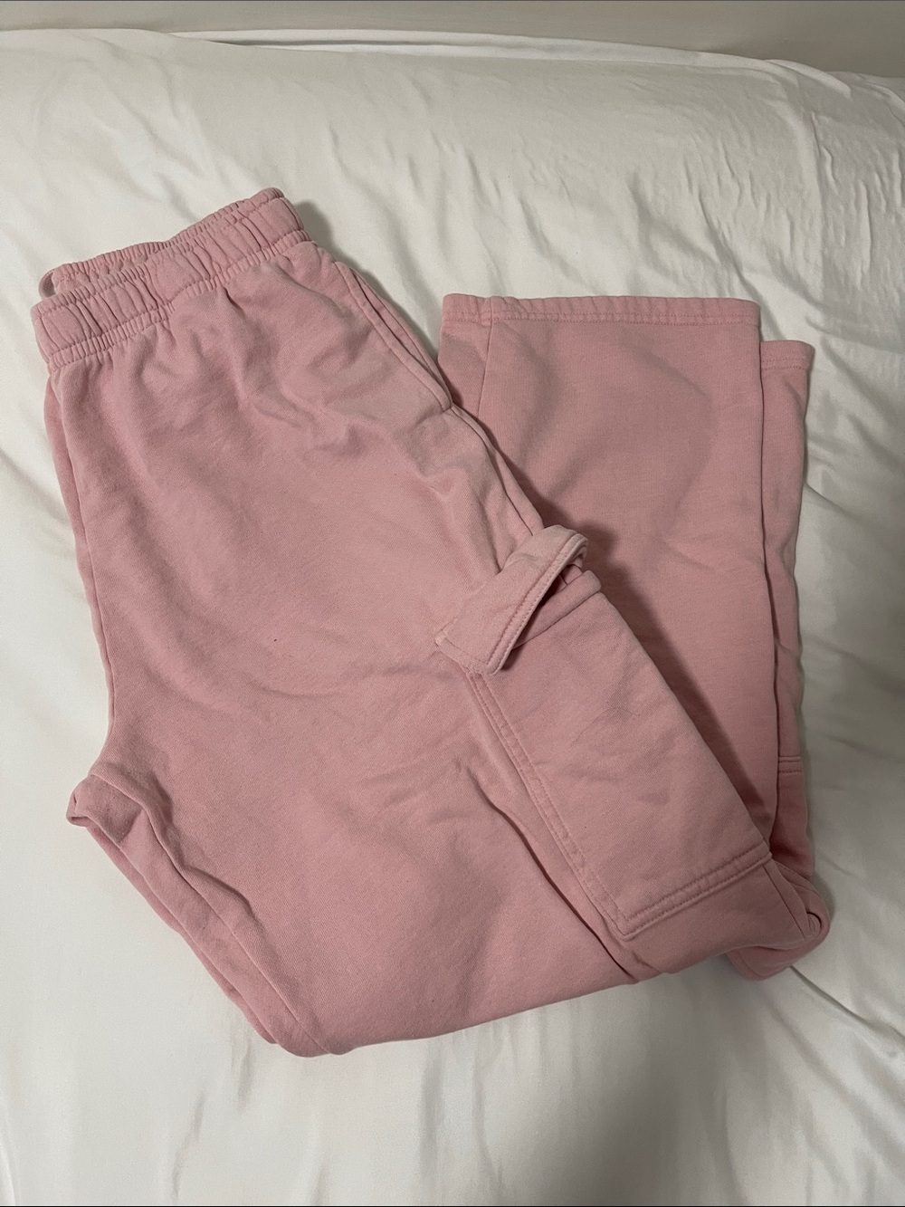 Garage Dusty Pink Women's Cargo Sweatpants and Sweatshirt